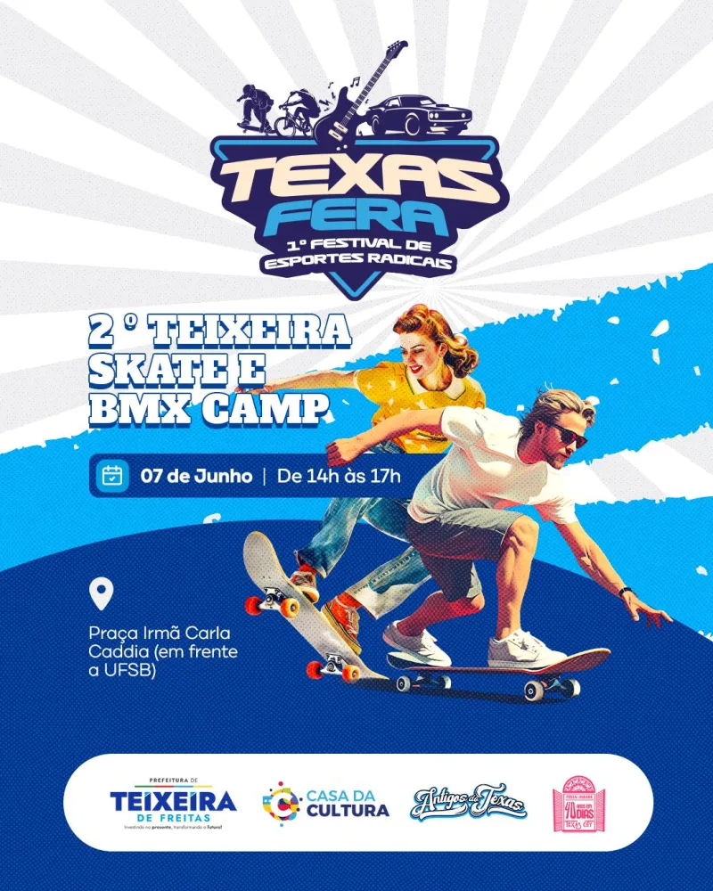 Prepara-se para vicer um dia eletrizante:  VEM AÍ O TEXAS FERA – 1º Fstival de esportes radicais de Teixeira de Freitas 