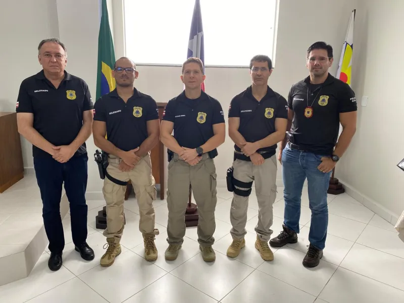 Delegado-Geral da Polícia Civil da Bahia visita a 8ª COORPIN e apresenta diretrizes para fortalecer a Polícia Judiciária