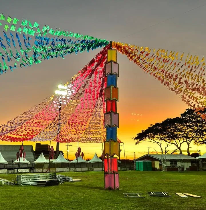Medeiros Neto se prepara para o 37º Arraiá do Água Fria com linda ornamentação