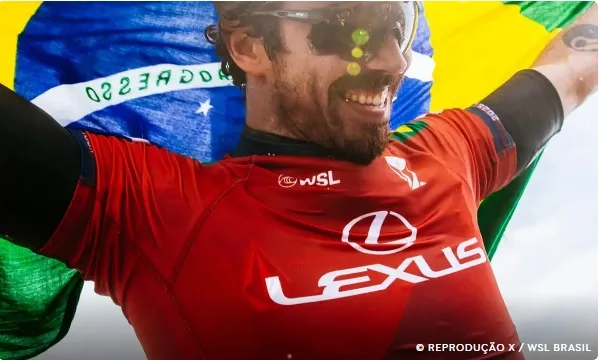 Yago Dora é campeão em Trestles, palco do surfe em Los Angeles 2028