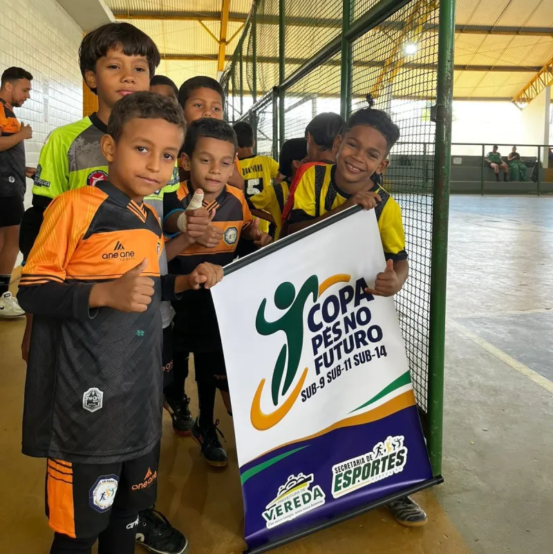 Copa Pés no Futuro e início da Copa Comércio Sub-17 agitam o final de semana em Vereda  