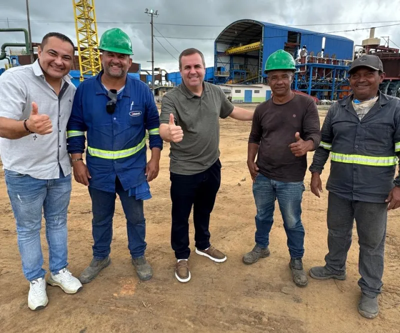 Lajedão rumo ao progresso: Prefeito Tonzinho visita Usina e anuncia início da moagem em agosto