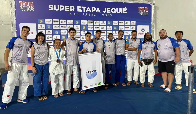 Judô UFSB ganha 6 medalhas em Super Etapa do Campeonato Baiano de Judô