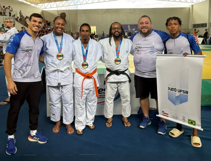 Judô UFSB ganha 6 medalhas em Super Etapa do Campeonato Baiano de Judô