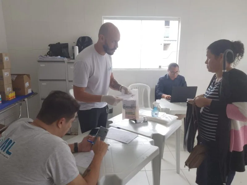 Secretaria de Saúde de Mucuri levou mutirão de glaucoma ao distrito de Itabatã, nesta terça (17)