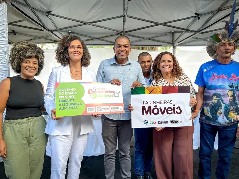 Prado recebe cozinhas comunitárias e farinheiras móveis pelo programa Bahia Sem Fome