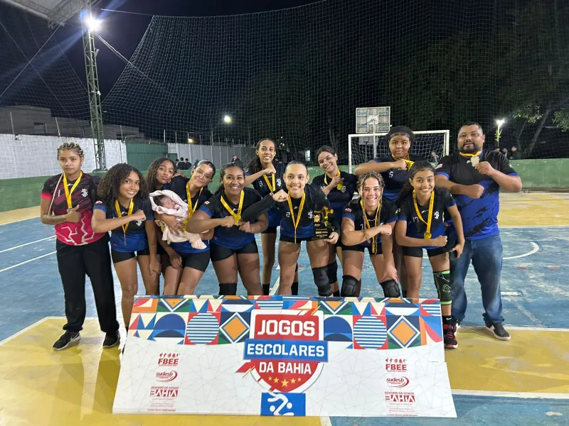 Rumo ao Tri: Alunas do Colégio John Kennedy de Nova Viçosa buscam mais um título nos Jogos Escolares da Bahia