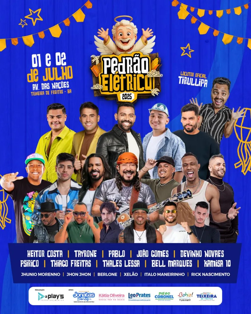 Pedrão Elétrico 2025 promete dois dias de pura animação e solidariedade com a campanha #PedrãoSemFome