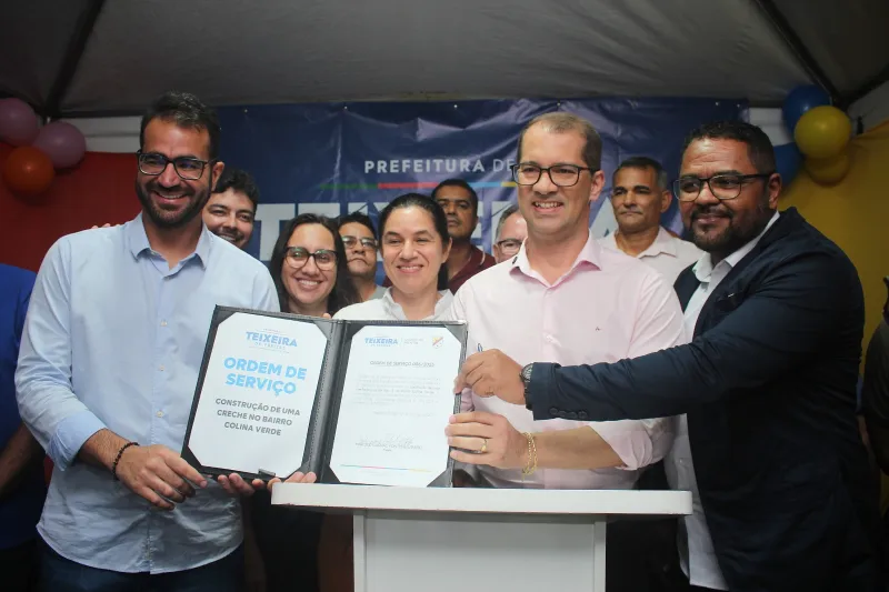 Prefeitura de Teixeira de Freitas autoriza construção de nova creche no bairro Colina Verde e reforça compromisso com a primeira infância