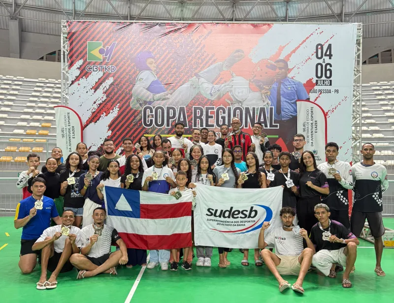 Bahia conquista 31 medalhas na Copa Regional Nordeste de Taekwondo 2025