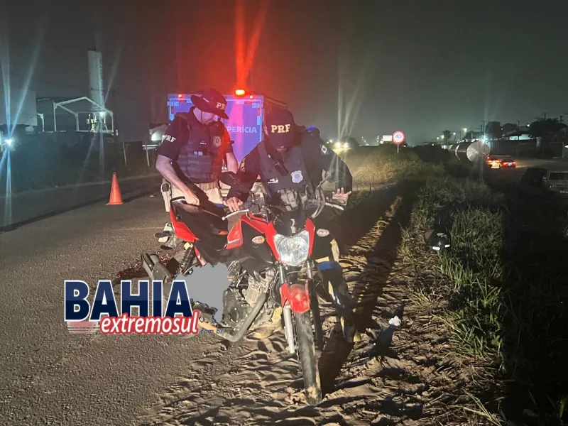 Tragédia na BR-101: Idoso tem cabeça esmagada ao colidir moto com carreta em Teixeira de Freitas