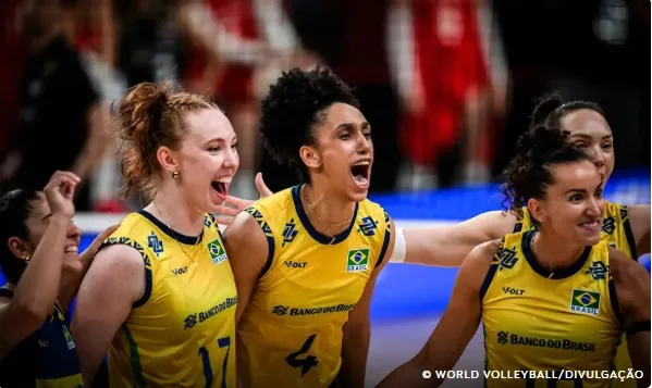 Brasil supera França por 3 sets a 2 na Liga das Nações de Vôlei