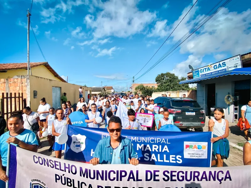 18ª Caminhada da Paz mobiliza comunidade de Prado em defesa da justiça, equidade e paz
