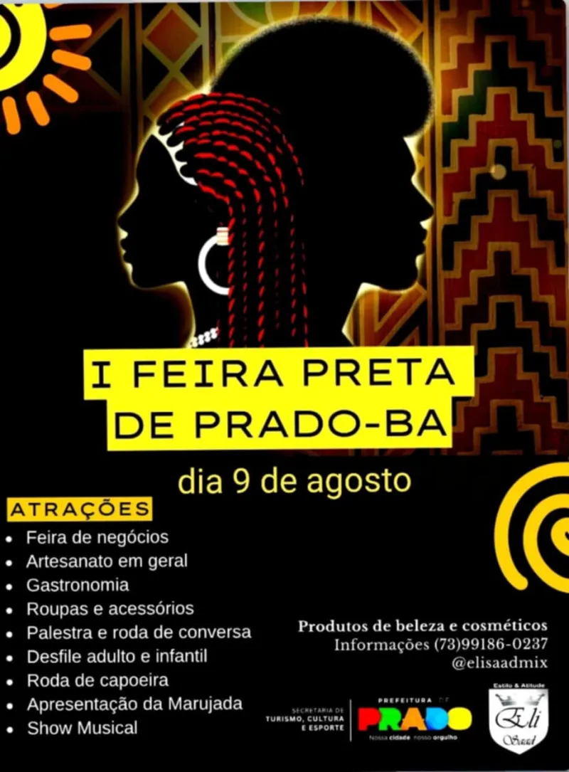 Prado prepara-se para a 1ª Feira Preta: Atrações para toda a família no dia 9 de agosto