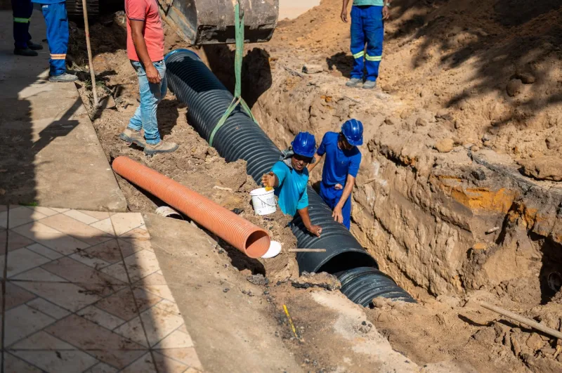 Redenção vive nova fase com avanço das obras de drenagem e infraestrutura em Teixeira de Freitas