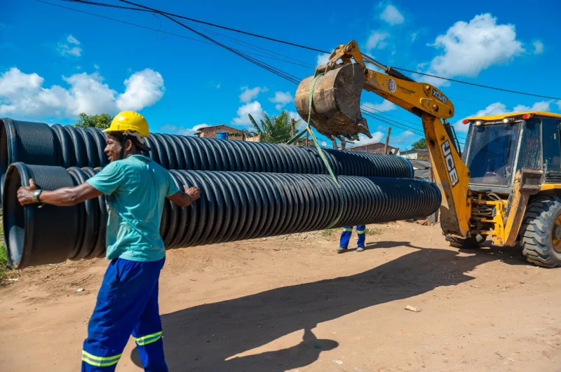 Redenção vive nova fase com avanço das obras de drenagem e infraestrutura em Teixeira de Freitas