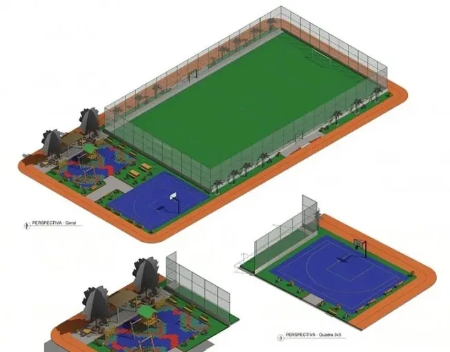 Prefeitura de Prado inicia construção de Centro Esportivo Comunitário com investimento federal do PAC