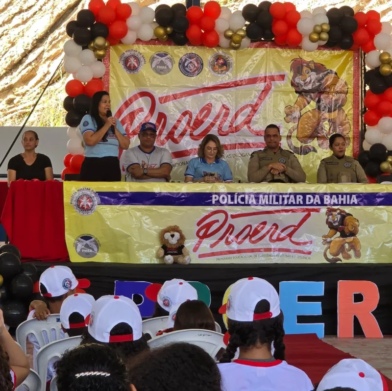 PMBA promove formatura do PROERD na Escola Cecília Meireles em Jucuruçu