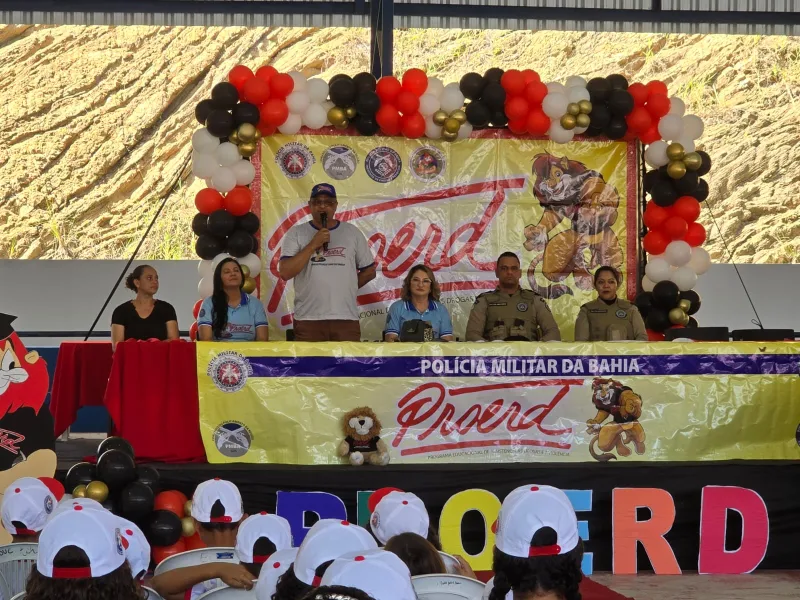 PMBA promove formatura do PROERD na Escola Cecília Meireles em Jucuruçu