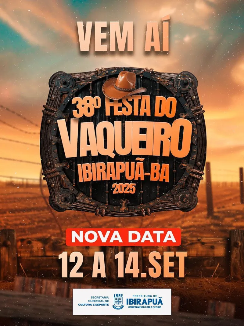 Festa do Vaqueiro de Ibirapuã já tem data confirmada: 12 a 14 de setembro