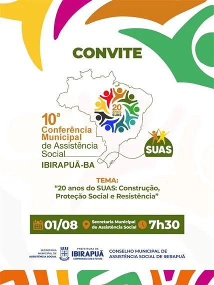 Ibirapuã realiza 10ª Conferência Municipal de Assistência Social no dia 1º de agosto