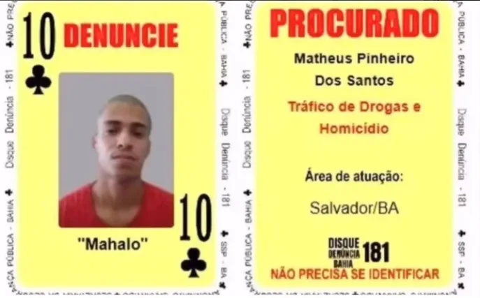 Dez de Paus do Baralho do Crime da SSP/BA é preso no Paraná