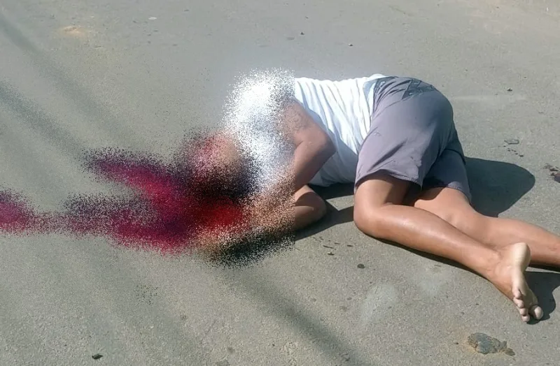 Jovem é executado com mais de 10 tiros no bairro Américo Nogueira