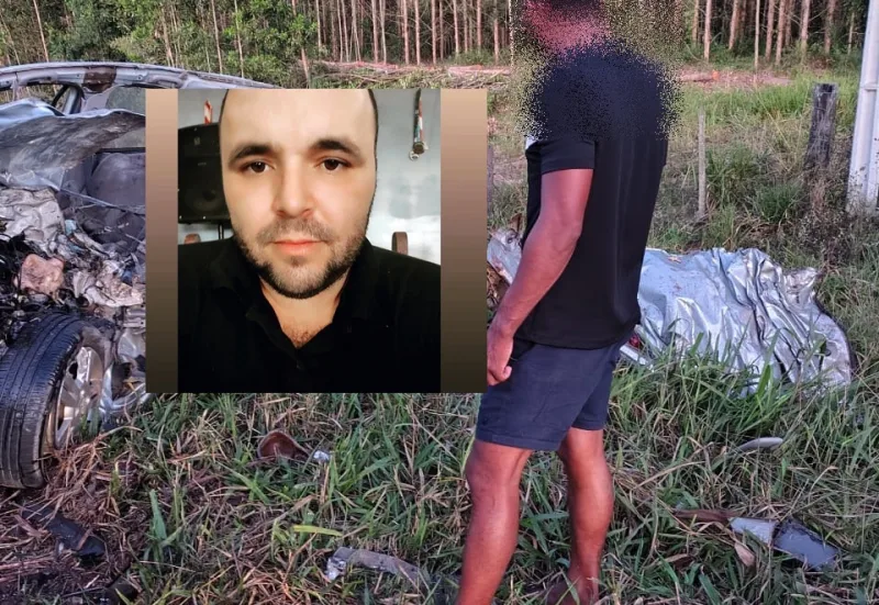 Motorista morre em violenta colisão entre carro e carreta na BR 101 entre Posto da Mata e Itabatã