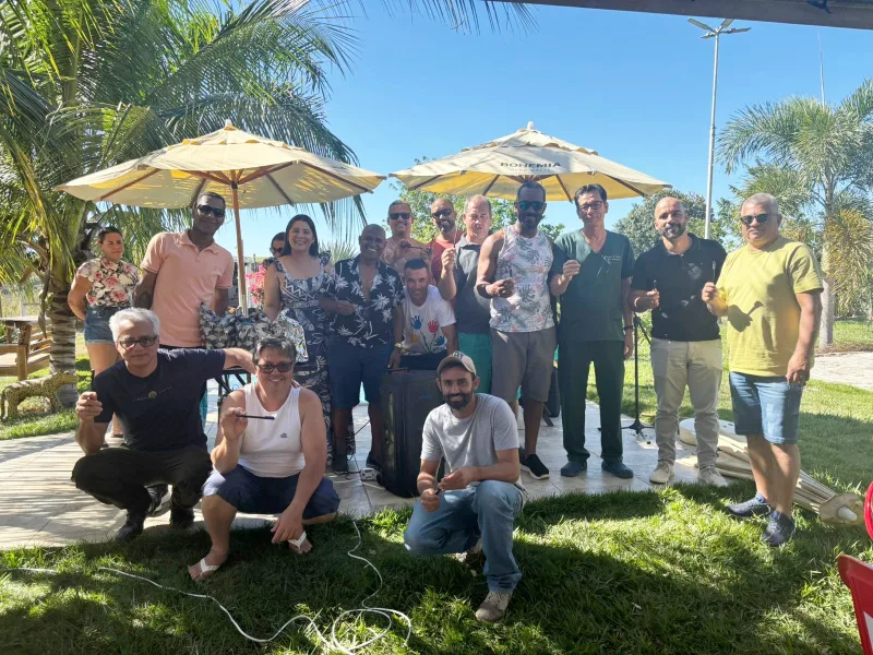Hospital Isaura Chácara celebra pais em homenagem especial com almoço e música ao vivo