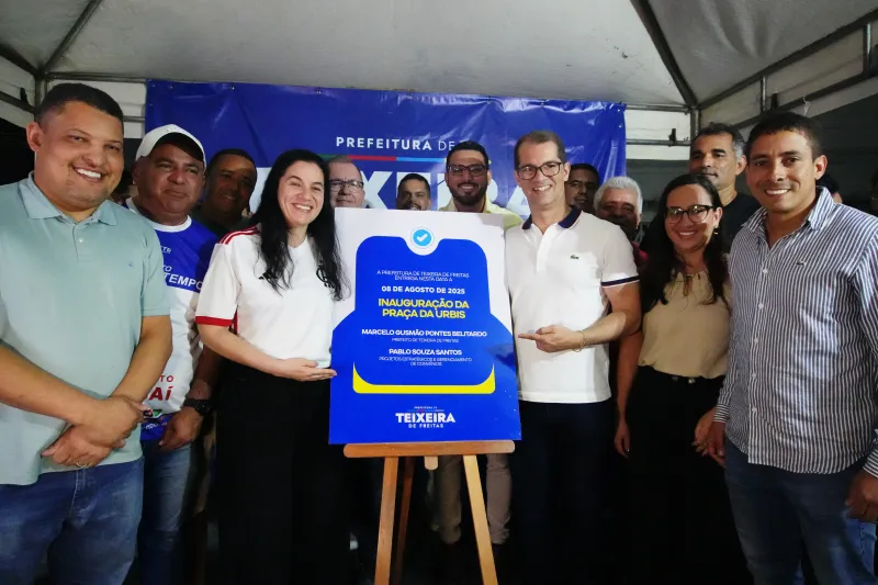 Prefeito Marcelo Belitardo entrega Praça da Urbis I e reforça compromisso com o desenvolvimento e qualidade de vida em Teixeira de Freitas