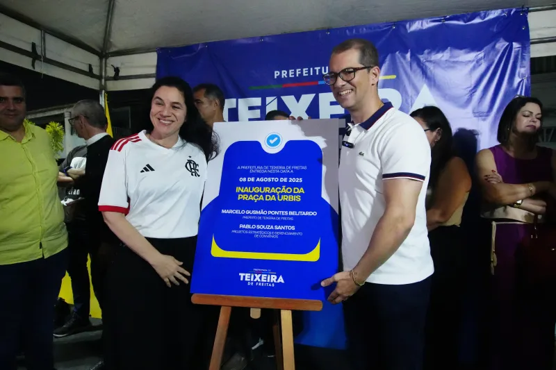 Prefeito Marcelo Belitardo entrega Praça da Urbis I e reforça compromisso com o desenvolvimento e qualidade de vida em Teixeira de Freitas