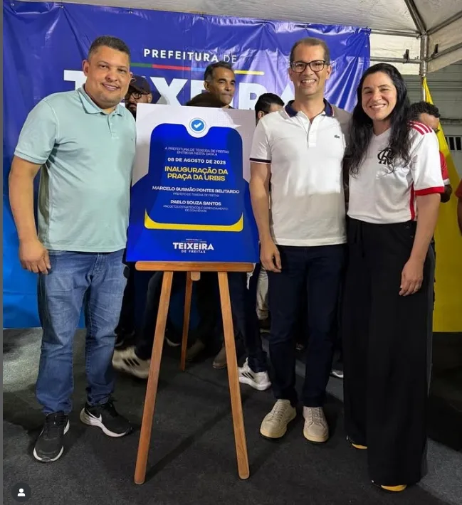 Prefeito Marcelo Belitardo entrega Praça da Urbis I e reforça compromisso com o desenvolvimento e qualidade de vida em Teixeira de Freitas