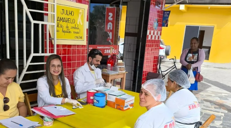 CTA de Mucuri encerra Julho Amarelo com meta superada e 756 testes rápidos realizados