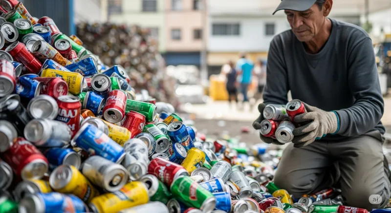 Brasil atinge 97,3% de reciclagem de latinhas e se consolida como referência global
