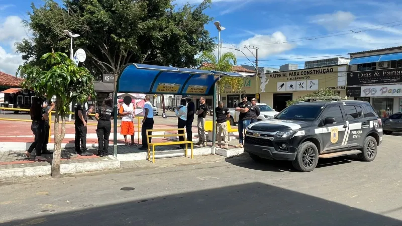 Polícia Civil realiza reprodução simulada do homicídio de Ronivon, ocorrido em Ibirapuã