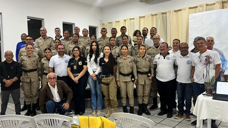 Agosto Lilás -Polícia Civil realiza palestra sobre violência doméstica na Loja Maçônica Redenção Extremo Sul em Teixeira de Freitas 