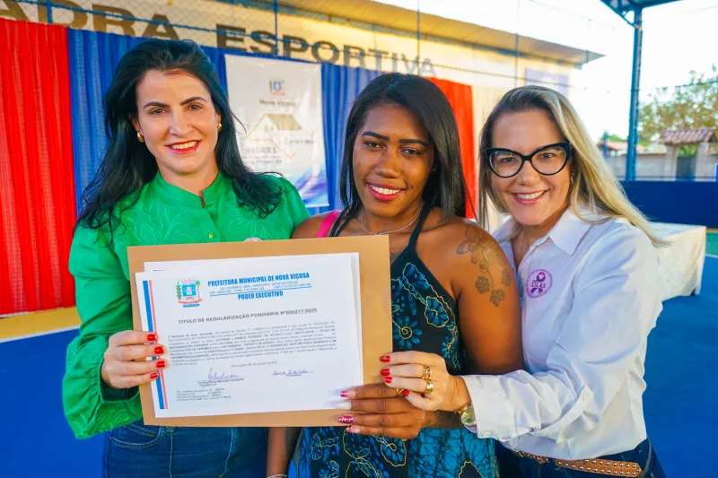 Gestão Luciana Machado entrega 96 títulos de propriedade em Argolo
