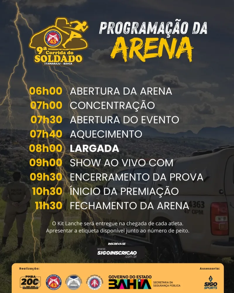 Itamaraju se prepara para a 9ª Corrida do Soldado: esporte, superação e celebração