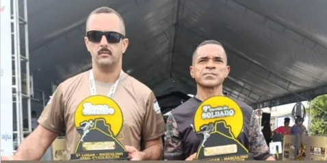 Policiais da CIPE/Mata Atlântica se destacam na 9ª Corrida do Soldado em Itamaraju