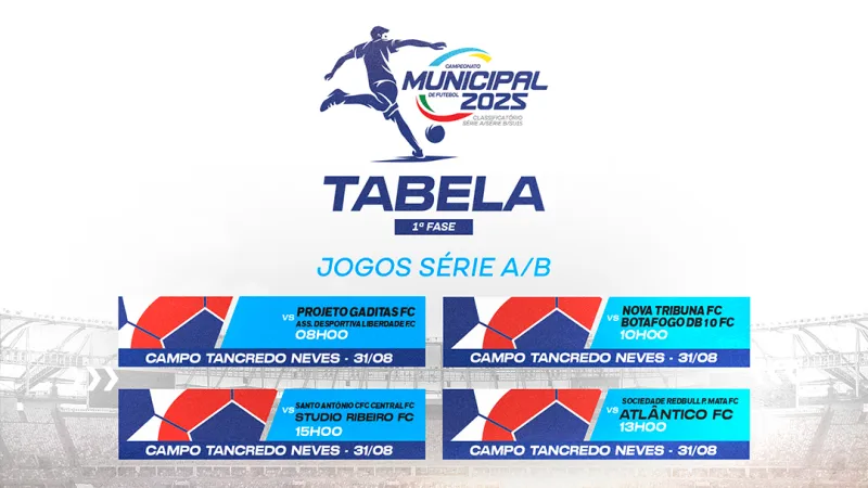 Campeonato Municipal de Futebol movimenta Teixeira de Freitas com mais rodadas