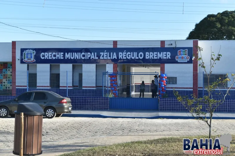 Prefeitura de Nova Viçosa inaugura Creche Municipal Zélia Régulo Bremer em Argolo