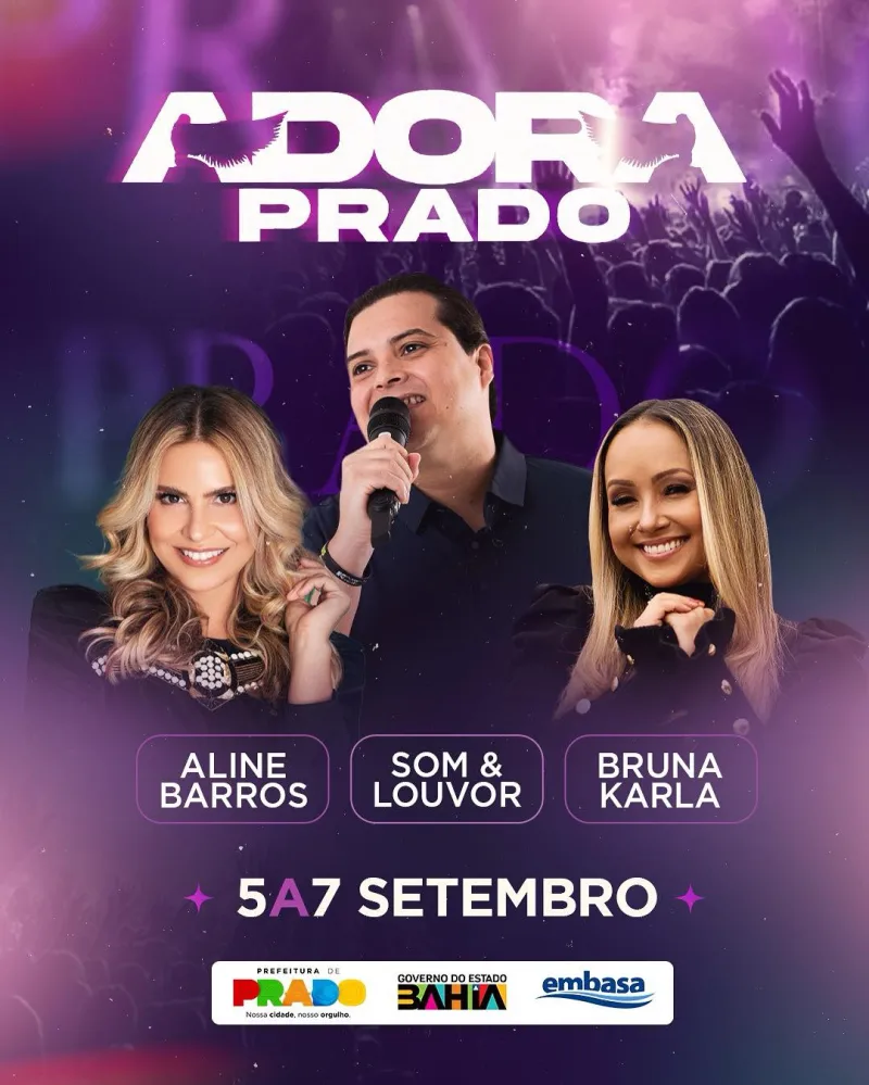 Adora Prado 2025 promete três dias de fé, música e adoração