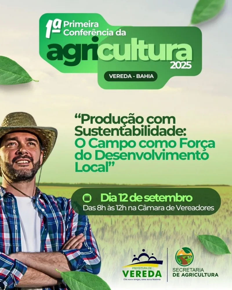 Vereda realiza sua 1ª Conferência da Agricultura com foco em sustentabilidade