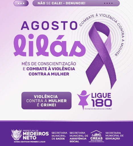 Pref. MNeto - Agosto Lilás