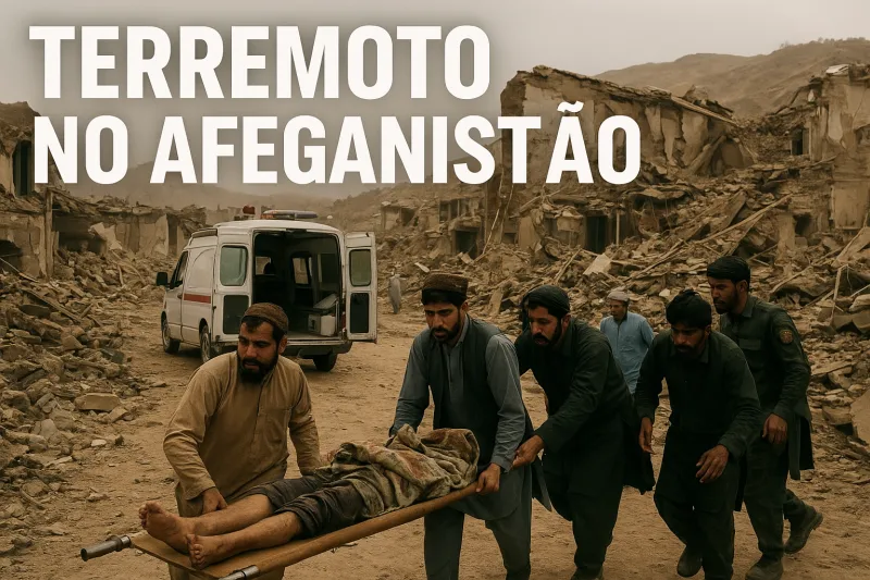 Terremoto de magnitude 6,0 deixa mais de 800 mortos no Afeganistão