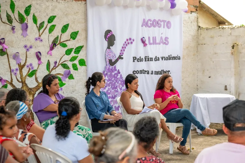 Agosto Lilás: Prefeitura de Teixeira de Freitas promove ações de enfrentamento à violência contra a mulher