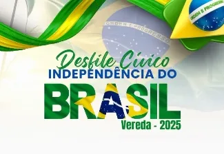 Desfile da Independência será realizado em Vereda no dia 8 de setembro