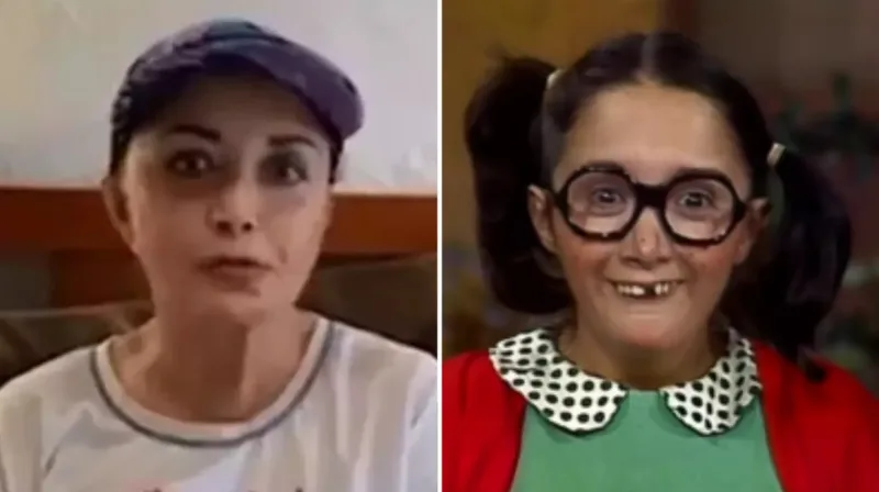 Maria Antonieta de las Nieves, a Chiquinha de Chaves, sofre queda em teatro e é internada 