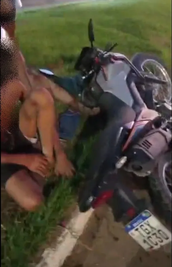 Idoso atropelado por motociclista que fazia 