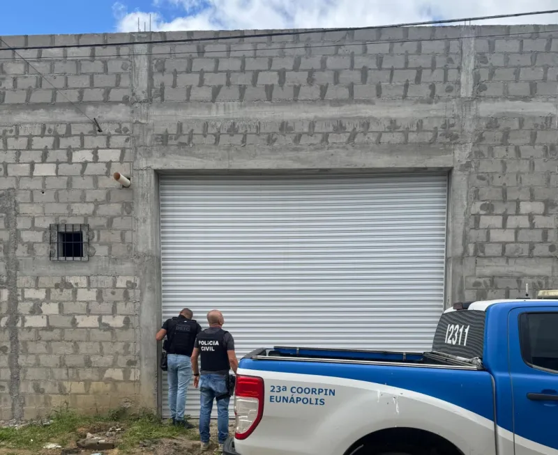 Polícia Civil localiza galpão de desmanche envolvido em fraudes de seguro em Eunápolis